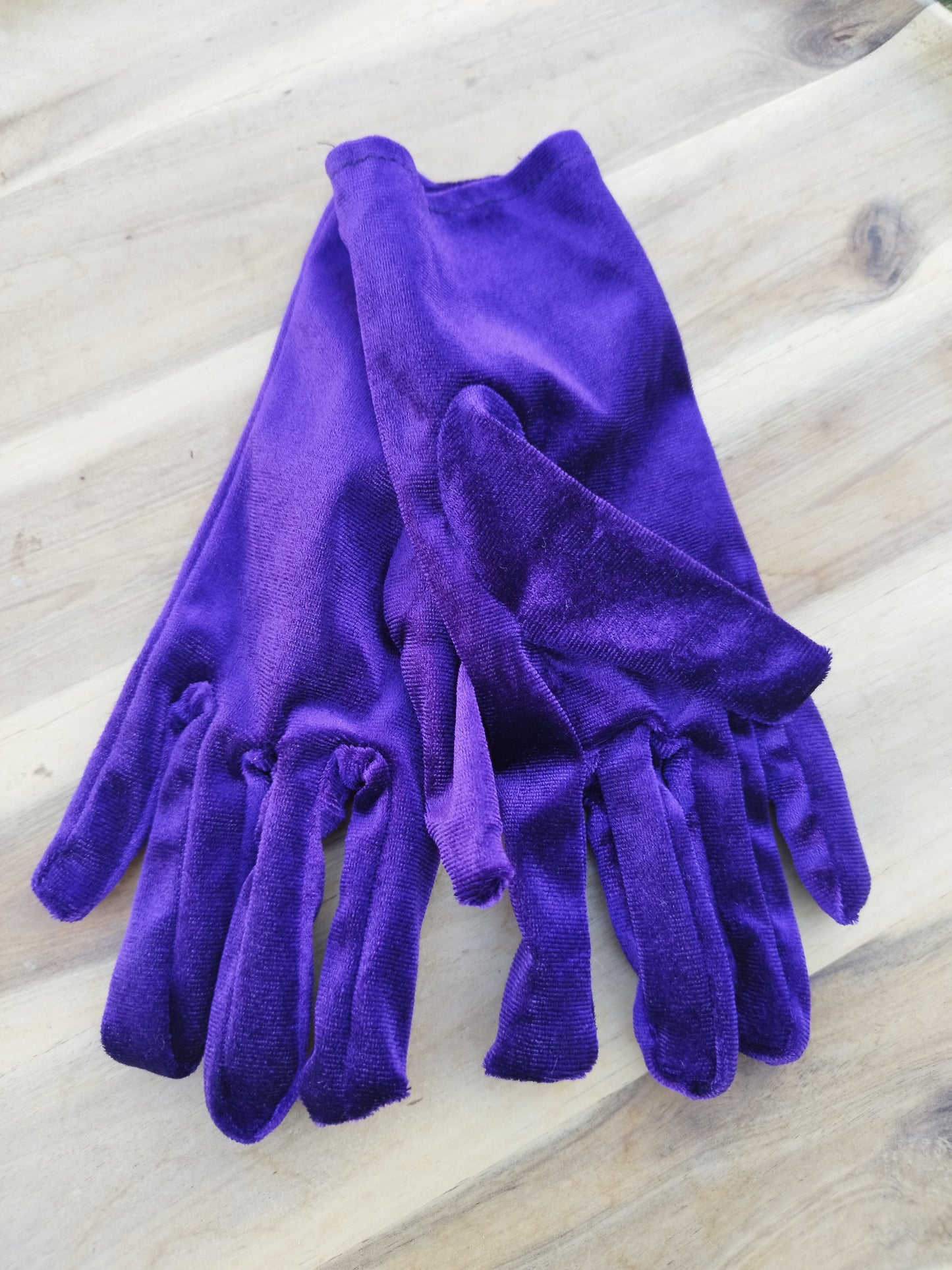 Velvet Full Gloves - other colours available