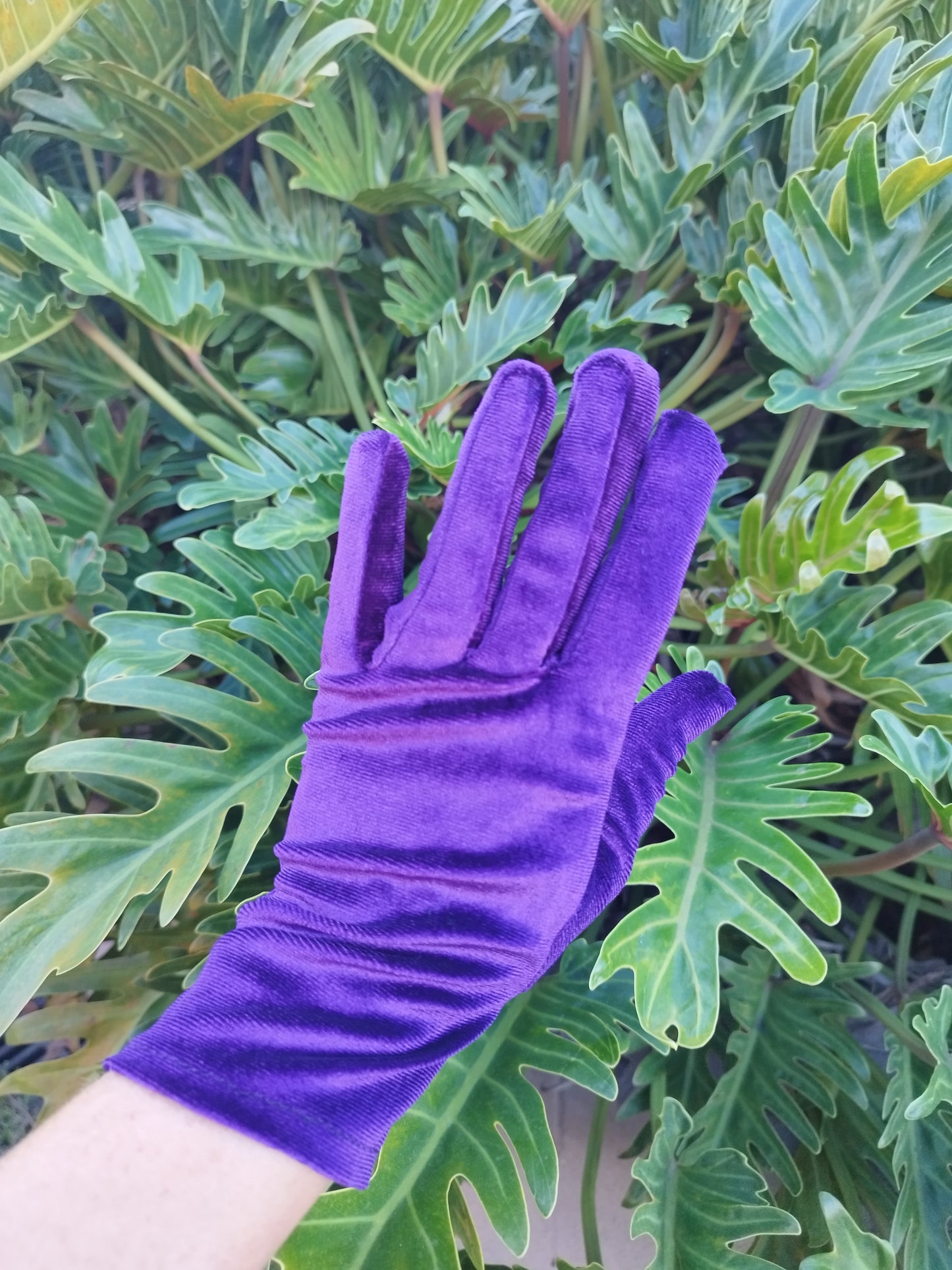 Velvet Full Gloves - other colours available