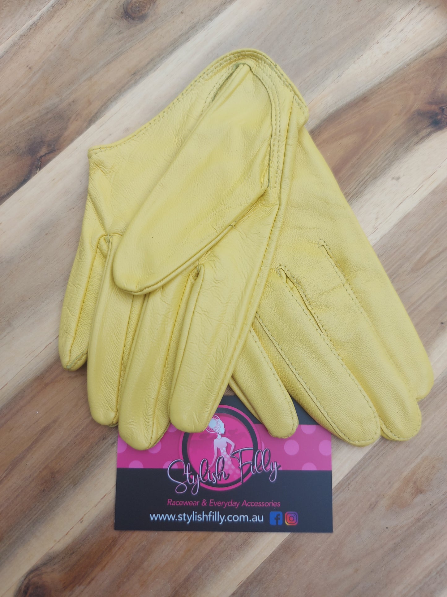 HALF PALM GLOVES (GENUINE LEATHER) - 25 colours available