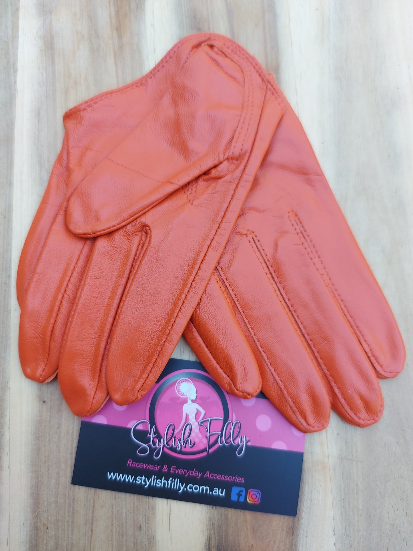 HALF PALM GLOVES (GENUINE LEATHER) - 25 colours available