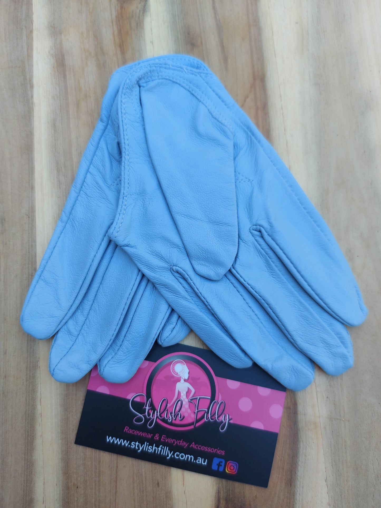 HALF PALM GLOVES (GENUINE LEATHER) - 25 colours available