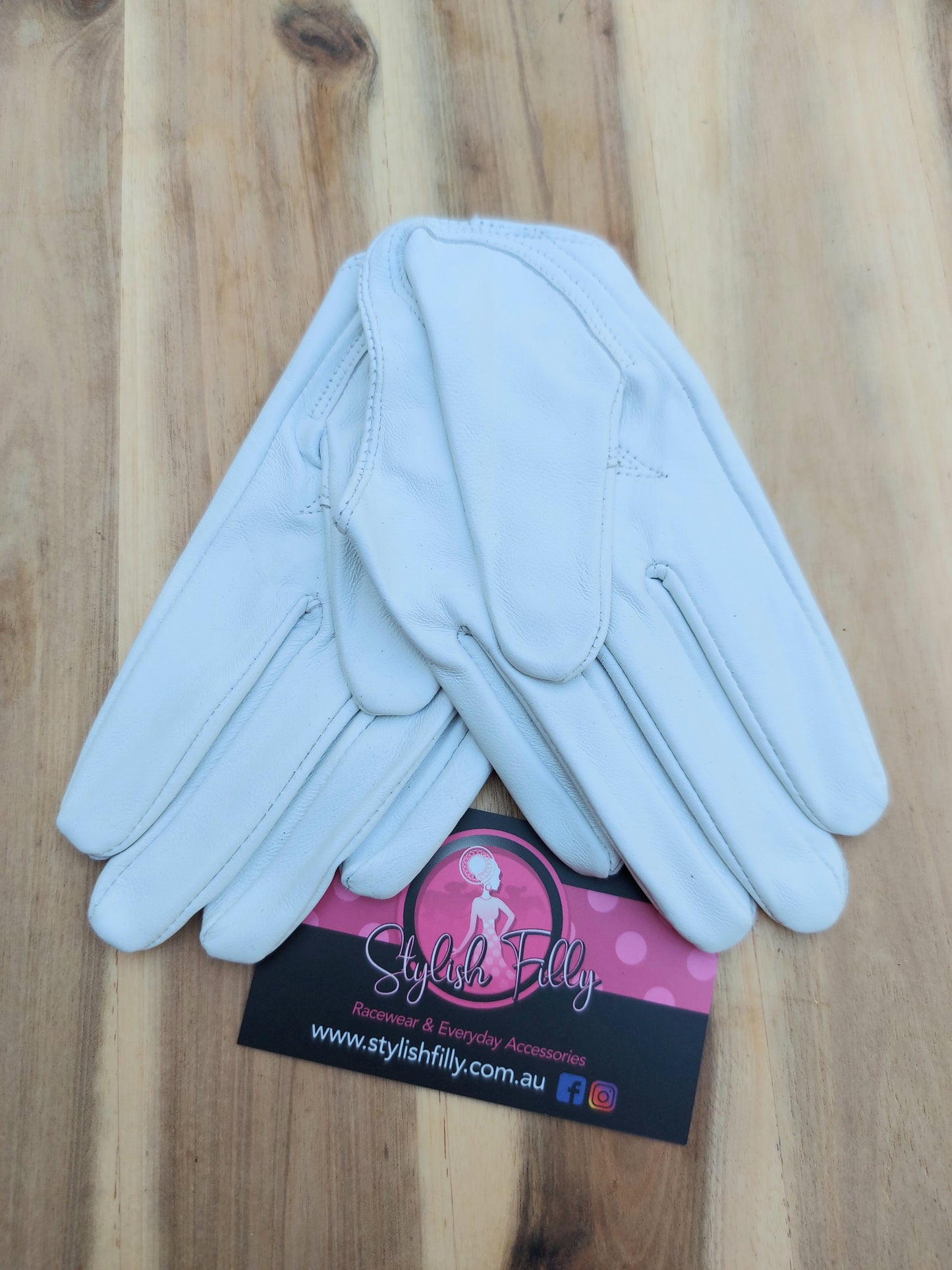 HALF PALM GLOVES (GENUINE LEATHER) - 25 colours available