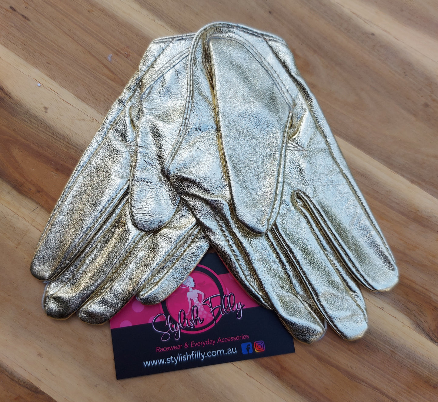 HALF PALM GLOVES (GENUINE LEATHER) - 25 colours available