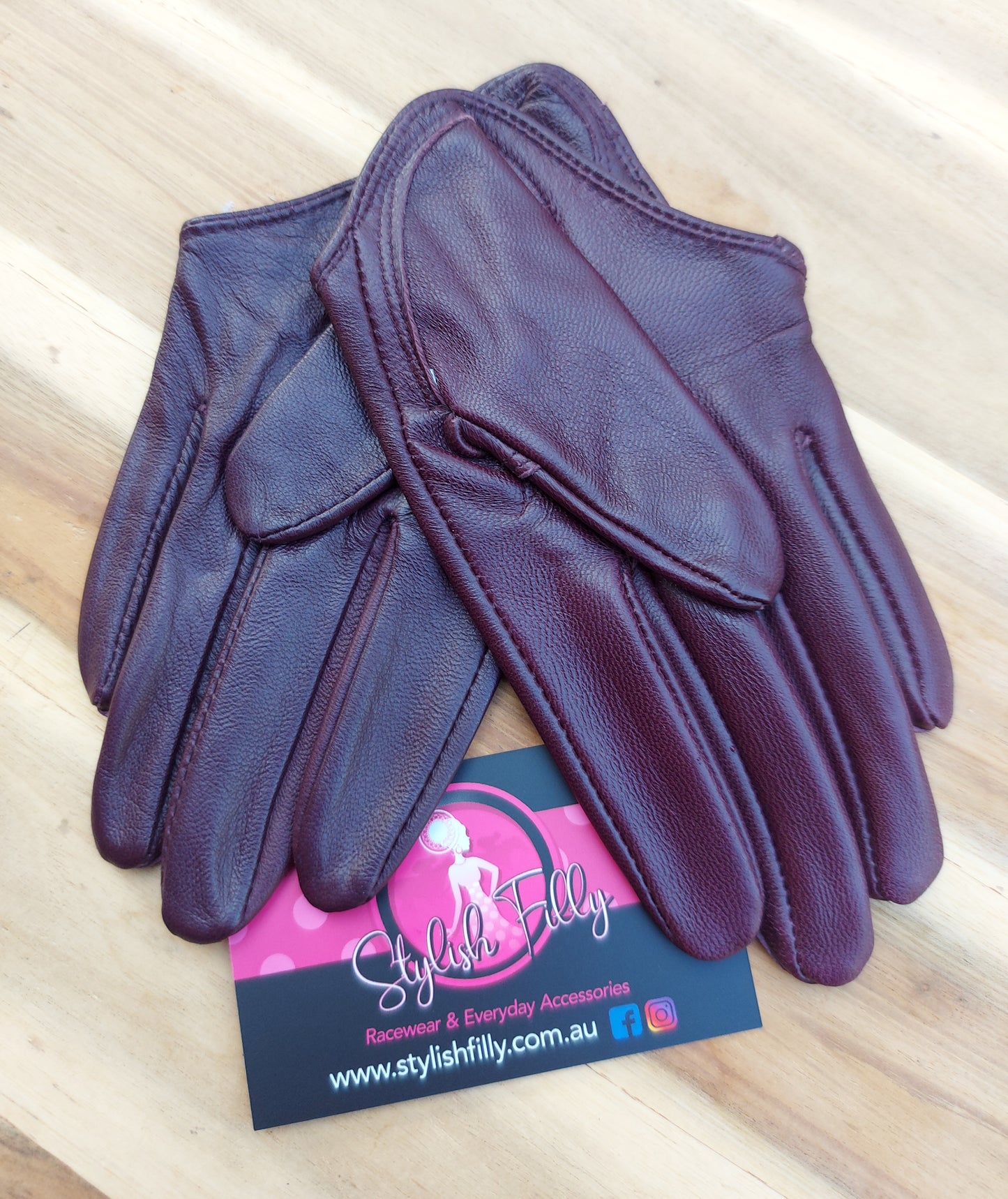 HALF PALM GLOVES (GENUINE LEATHER) - 25 colours available