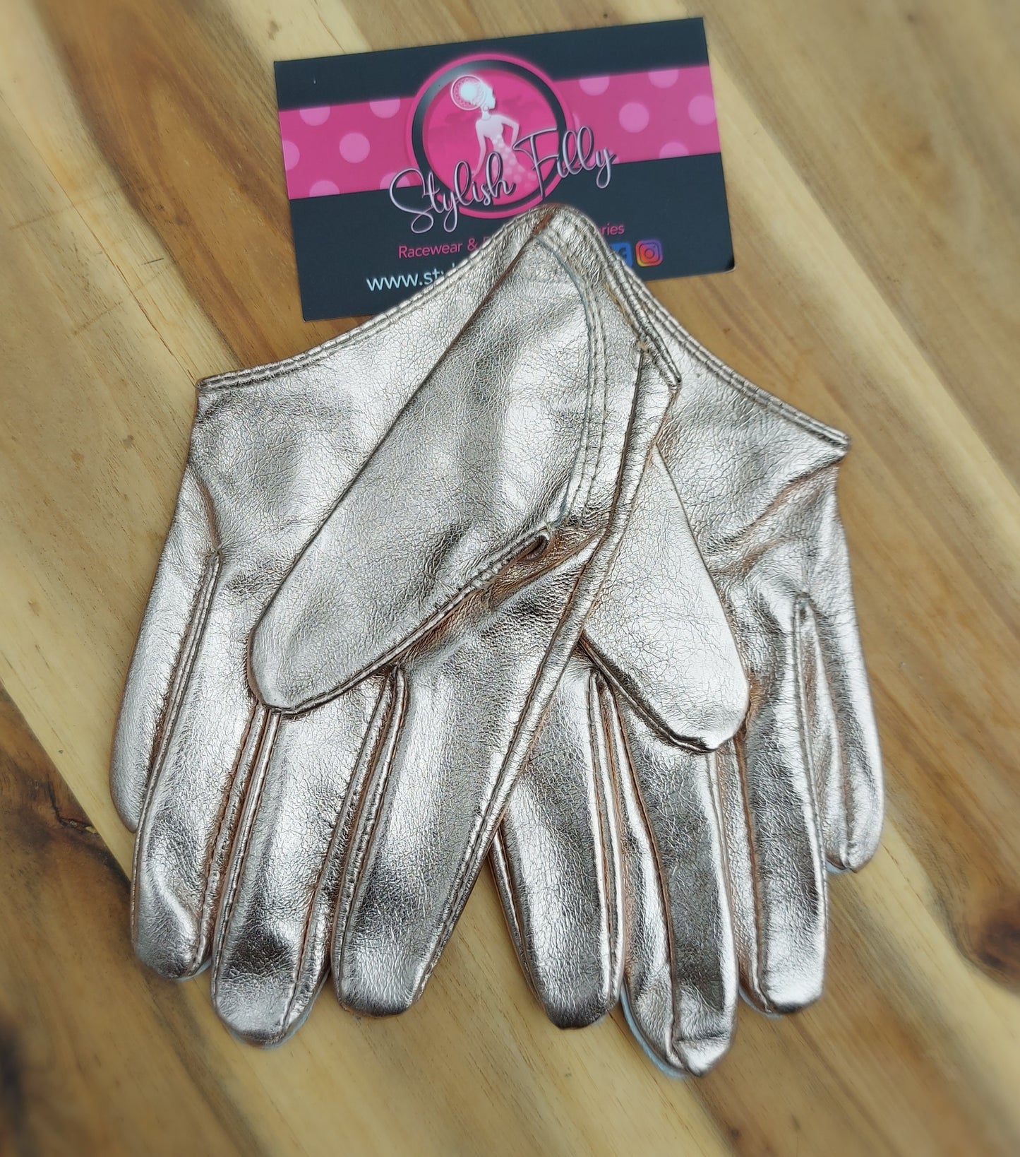 HALF PALM GLOVES (GENUINE LEATHER) - 25 colours available