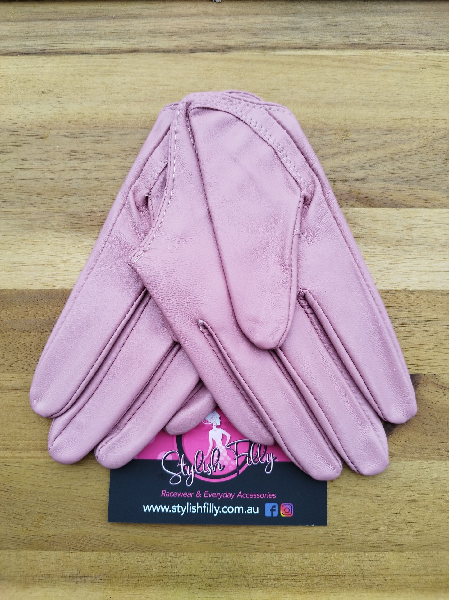 HALF PALM GLOVES (GENUINE LEATHER) - 25 colours available