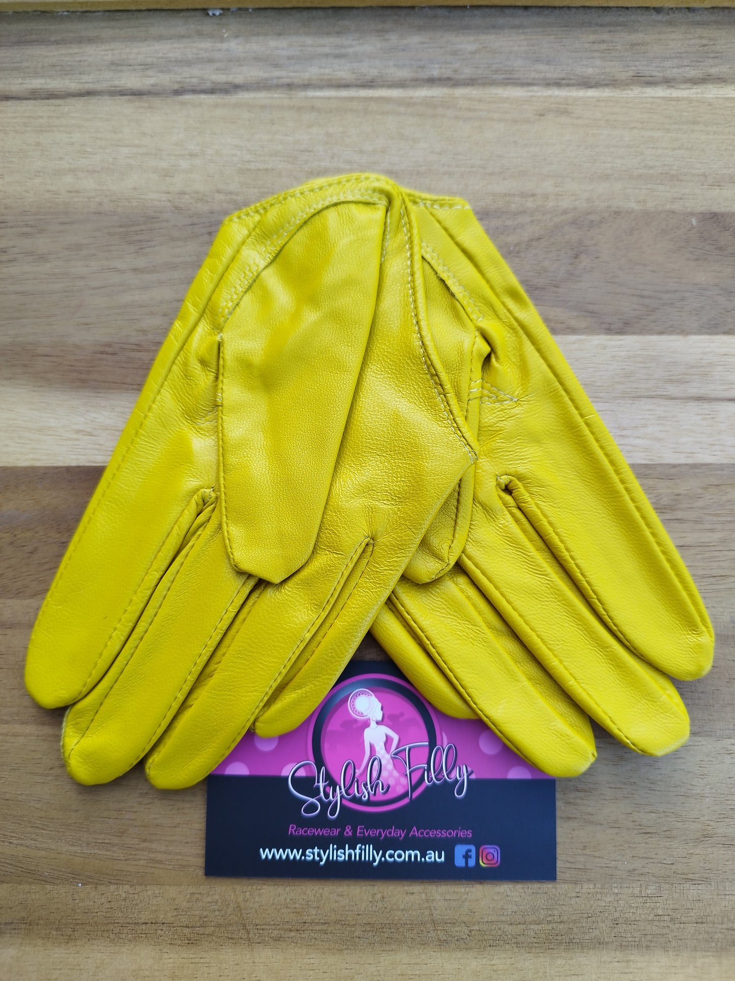 HALF PALM GLOVES (GENUINE LEATHER) - 25 colours available