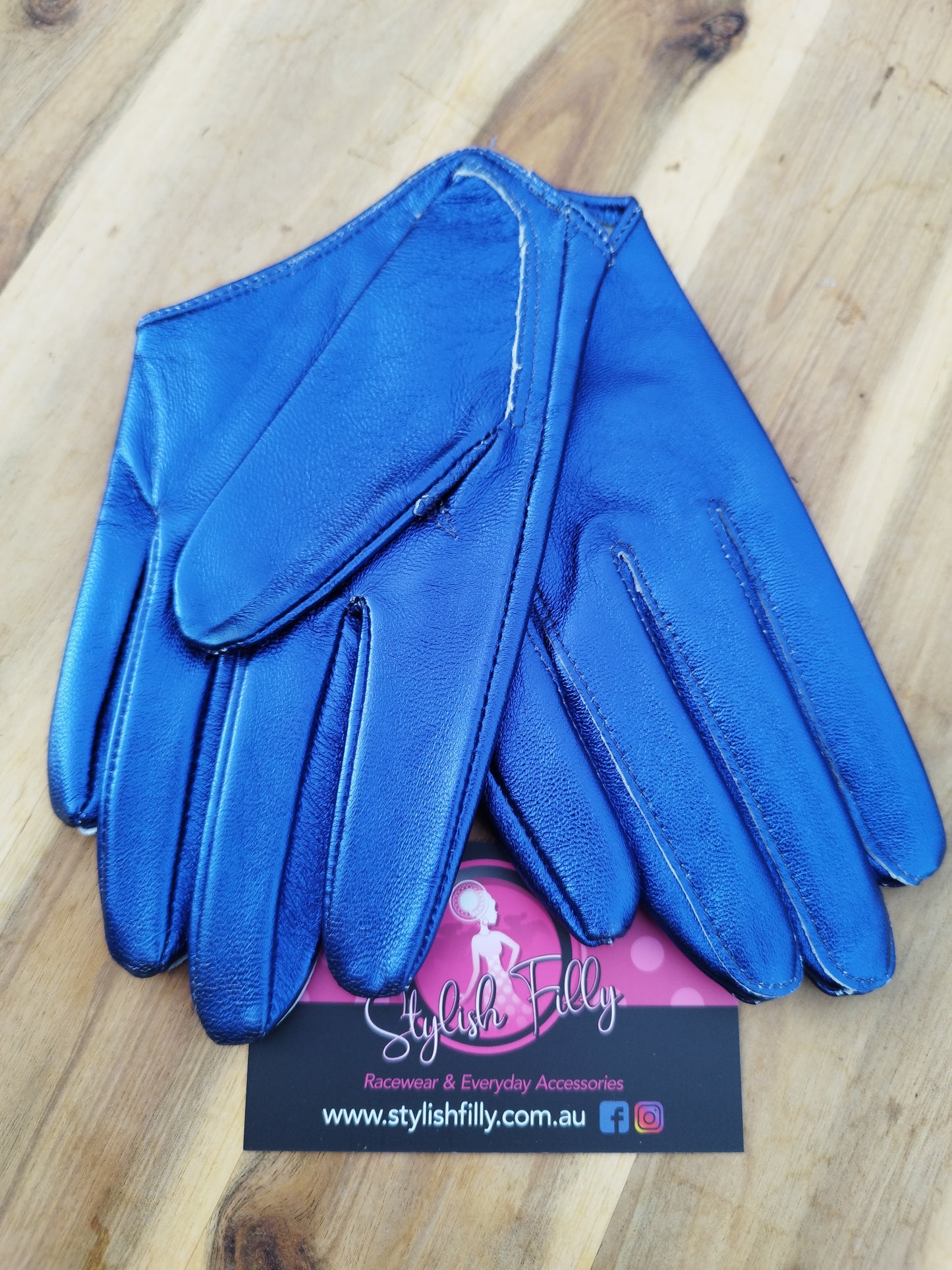 HALF PALM GLOVES (GENUINE LEATHER) - 25 colours available