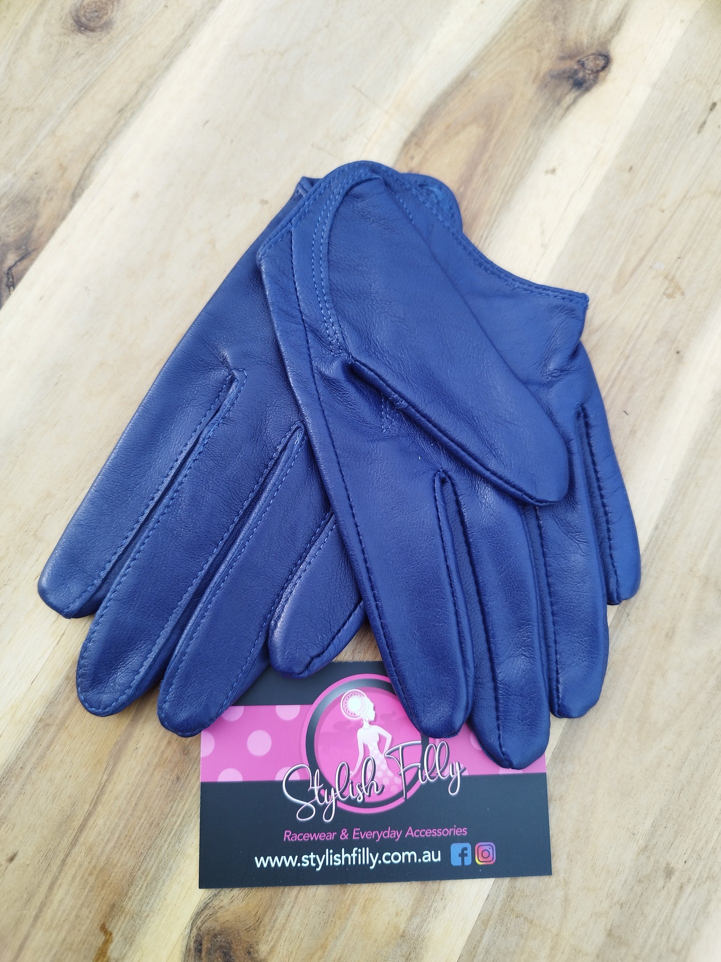 HALF PALM GLOVES (GENUINE LEATHER) - 25 colours available